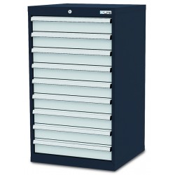Stationärer Schubladenschrank - 9 Schubladen je 100 mm 2