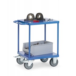 Schwerer Tischwagen mit Stahlblech-Plattform 2