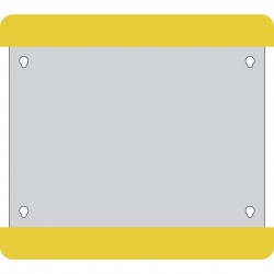 Bodenbeschriftungstasche geschlossen