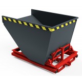 Selbstkipper mit automatischer Auslösefunktion - mit Palettenunterbau, Traglast bis 3.000 kg