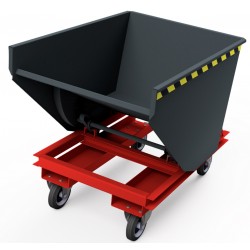 Selbstkipper mit Radsatz, Traglast bis 1.300 kg