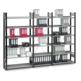 Aktenregal - Stecksystem 60 kg Traglast/Fachboden