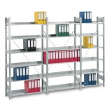 Aktenregal - Stecksystem 60 kg Traglast/Fachboden