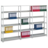 Aktenregal - Stecksystem 90 kg Traglast/Fachboden