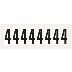 Selbstklebende Zahl 4, VPE 10/ Bogen