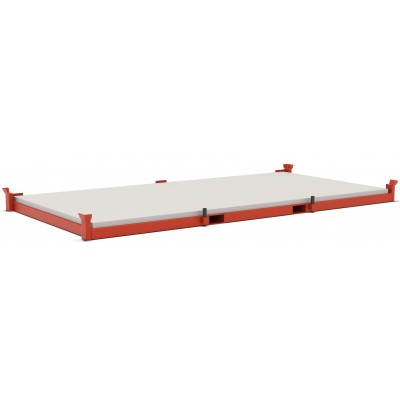 Flachpaletten-Magazin FPM - Staplertaschen integriert