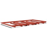 Flachpaletten-Magazin FPM - Staplertaschen untergebaut