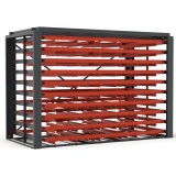 Flachpaletten-Magazin FPM - Staplertaschen untergebaut