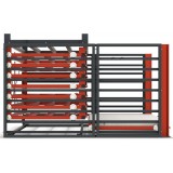 Schubfachregal für Bleche - ohne Tiefenauflagen