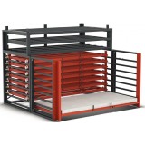 Schubfachregal für Bleche - ohne Tiefenauflagen