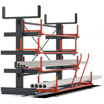 Roll-Aus-Regal Leicht | einseitig