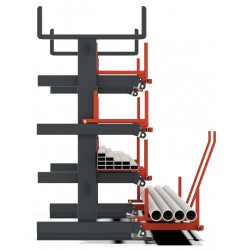 Roll-Aus-Regal Leicht | einseitig 2