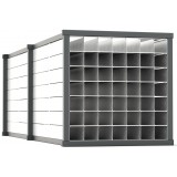 Wabenregal starr - Tiefe 3.000 mm