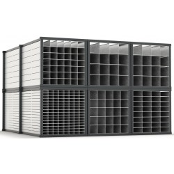 Wabenregal starr - Tiefe 1.000 mm 2