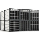 Wabenregal starr - Tiefe 1.000 mm