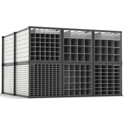 Wabenregal starr - Tiefe 6.000 mm