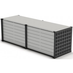 Dachverkleidung für Wabenregal starr 2