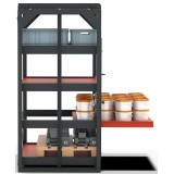 Schwerlastregal starr | 66% Auszug