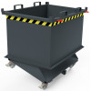 Automatischer Klappbodenbehälter, Deckel, Zentrierwänden, Kranösen - Räder