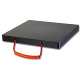 Abstützplatte schwarz