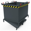 Automatischer Klappbodenbehälter - auf Füßen stehend