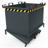 Automatischer Klappbodenbehälter - auf Füßen stehend