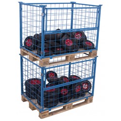 Gitteraufsatzrahmen für Paletten (Typ 64, 4-fach stapelbar) 2