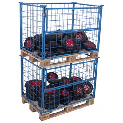 Gitteraufsatzrahmen für Paletten (Typ 64, 4-fach stapelbar)