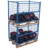 Gitteraufsatzrahmen für Paletten (Typ 64, 4-fach stapelbar)