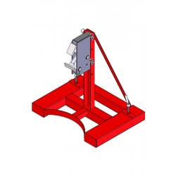 Automatische Fassklammer für Gabelstapler 2