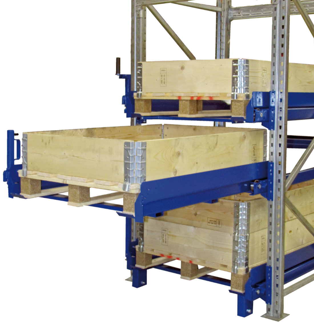 Ausgezogenes Einhänge Schubfach für ergonomischen Zugriff