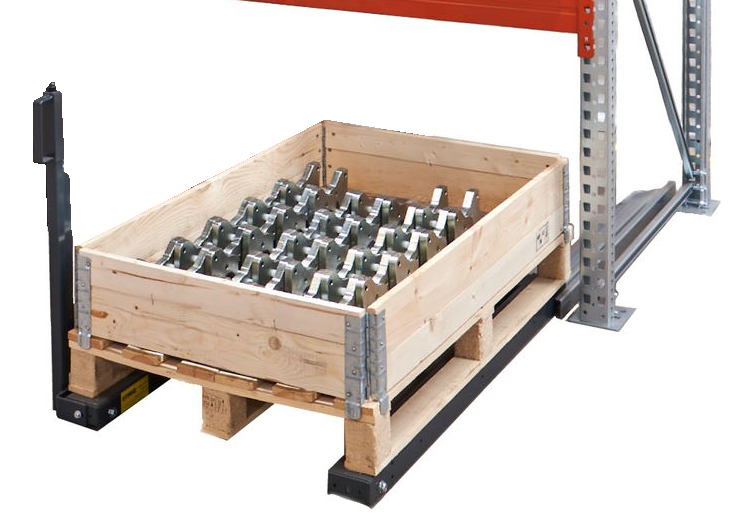 Boden-Schubfach Beladener Bodenauszug für Palettenregale
