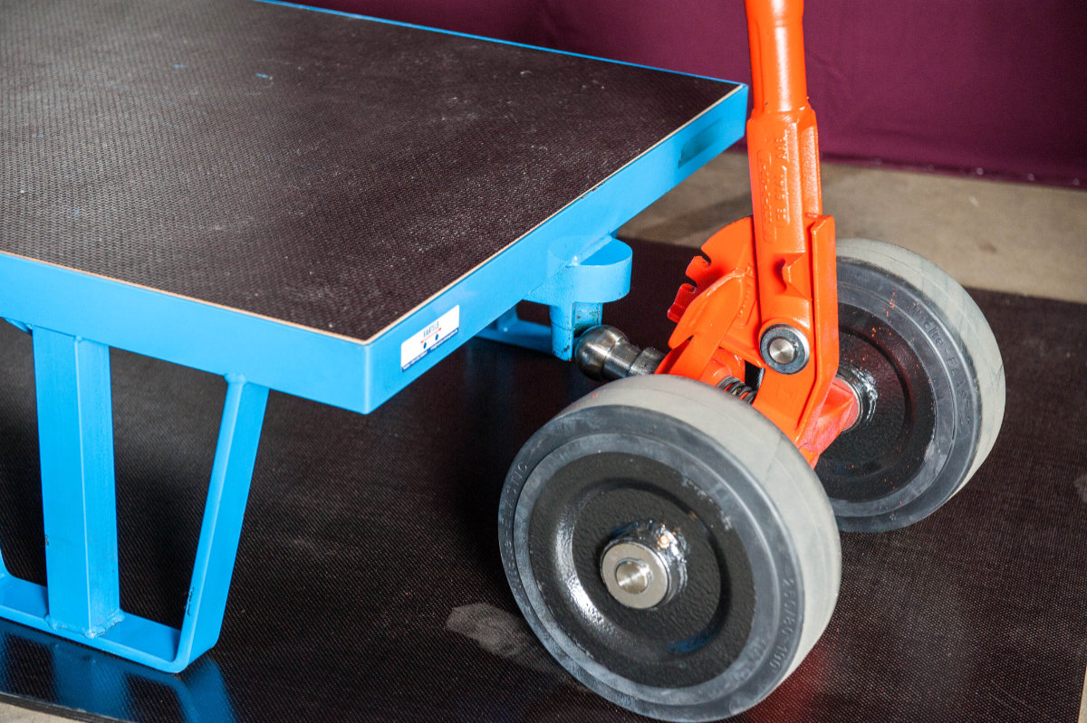 Hebelroller entkoppelt